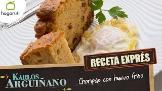 Receta Exprés Choripán con huevo frito [upl. by Gabey]