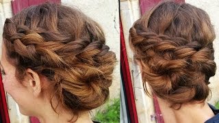 Tuto coiffure  le chignon tresse coquillage  shell braid [upl. by Consuelo566]