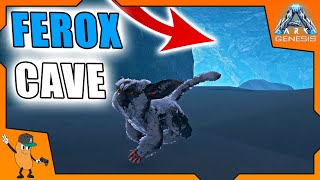 FEROX CAVE LOCATION amp EXPLORATION  Ark Genesis Ferox Location [upl. by Drarrej]