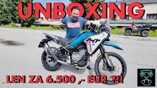 NEW CFMOTO 450MT 2024 UNBOXING MOTOCYKEL ROKA cfmoto offroad motorcycle slovensko cz europe [upl. by Josefina2]