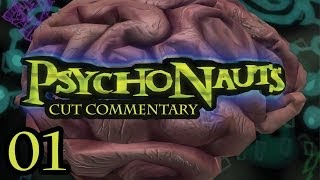 Psychonauts All Aboard the Brain Train  Part 1 Cut [upl. by Ahtilat]