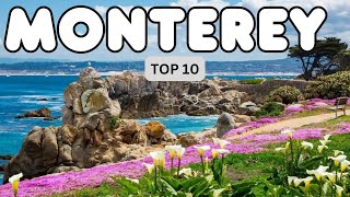 10 Best Things to Do in Monterey [upl. by Eenolem]