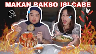 MAKAN BAKSO MERCON SAMPE NANGIS ISINYA CABE SEMUA  Aurelliaurel Ft dewintawidianingtyas15 [upl. by Balkin]