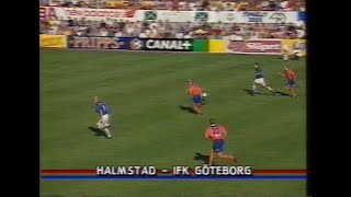 Halmstads BK  IFK Göteborg 60 Allsvenskan 1997 [upl. by Shama]