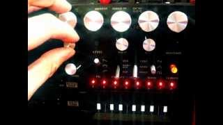 Hyboid  Korg Monotribe MIDI Demo  Doepfer Dark Energy MFB Kult [upl. by Eerolam]