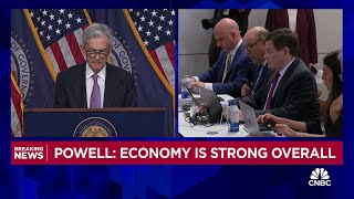 Fed Chair Powell on additional rate cuts Were making decisions meeting by meeting [upl. by Steffane]