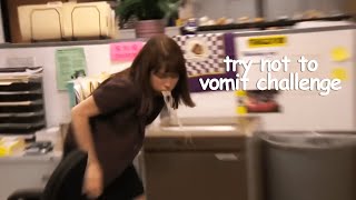 try not to vomit challenge  the office us parks and recreation amp more  Comedy Bites [upl. by Eisdnyl62]