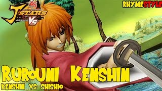 Rurouni Kenshin Kenshin Himura Battousai the Man Slayer vs Makoto Shishio JStars Victory VS [upl. by Ahsan52]