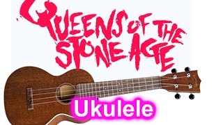 QOTSA  No one knows  Ukulele  PocketFox [upl. by Nerrual]