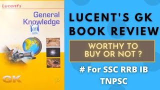 Lucents General Knowledge Book Review in Tamil  2021  Latest Edition [upl. by Persis]