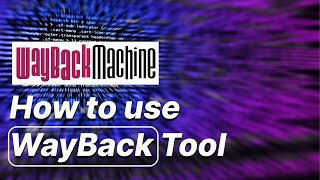 WAYBACK MACHINE  How to use WaybackTool  Enumeration on Archive org  How to use Wayback Script [upl. by Sarena]