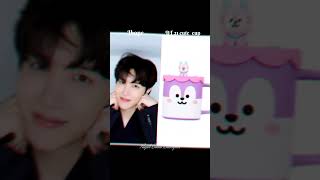 BTS and their BT21 character cute cup bts kpop shortsviral btsshorts ytshorts trendingshorts [upl. by Imat972]