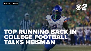 Ashton Jeanty wins Doak Walker Award talks Heisman Trophy [upl. by Lionel]