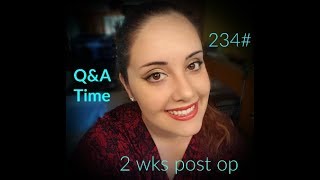 QampA  2 Weeks Post Op  Gastric Bypass  PCOS [upl. by Seagrave459]