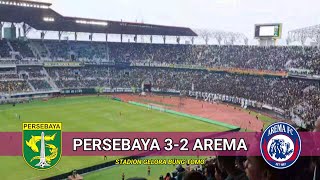 Persebaya vs Arema babak kedua  Stadion Gelora Bung Tomo [upl. by Cynarra]