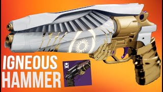 Igneous Hammer Adept Is The BEST Hand Cannon In Destiny 2 Season Of The Chosen [upl. by Aleetha]