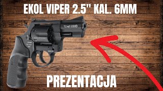 Rewolwer HUKOWY ALARMOWY Ekol Viper 25 kal 6mm LONG Mat Black  Prezentacja [upl. by Latihs]