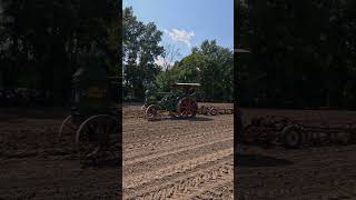 Rumely Oil Pull Prairie Tractor Plowing 🚜 Pinckneyville Illinois Tractor Show shorts [upl. by Goldman]