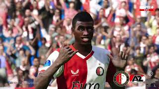 Feyenoord vs AZ Alkmaar  KNVB Beker  PES 21 Samenvatting [upl. by Drofub144]