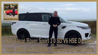 2020 Range Rover Sport 3 0 SD V6 HSE Dynamic Auto 4WD 5dr BT20SX  Review and Test Drive [upl. by Royal123]