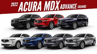 2022 Acura MDX Advance  All Color Options  Images  AUTOBICS [upl. by Audwen431]