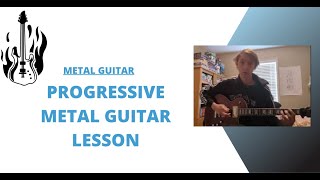 Progressive Metal Guitar Lesson 🤘 [upl. by Ahsienel]