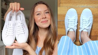 Trying the Superga Cotu Classic Italian Sneaker Worn by The Princess of Wales [upl. by Aital849]