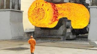 Extreme Dangerous Biggest Heavy Duty Hammer Forging Factory Hydraulic Steel Forging Process [upl. by Renrag700]