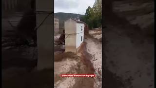 Inondations mortels en Espagne españaspaininondationseurope فياضانات كوارثطبيعية اسبانيا [upl. by Arihsat]