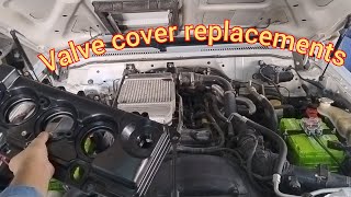 nissan patrol y61 30 diesel valve cover replacements ZD30 engine [upl. by Maitilde]