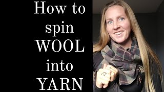 How to SPIN YARN  Schacht Matchless Spinning Wheel [upl. by Borroff]