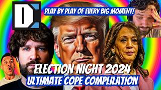 DESTINY 2024 Election COPE Reaction Compilation Donald Trump Vs Kamala Harris DGG [upl. by Lothario]