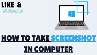 HOW to TAKE SCREENSHOT in COMPUTER [upl. by Sissy]