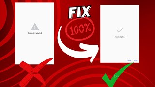 Fix app not installed android apk NEW [upl. by Laehcimaj]