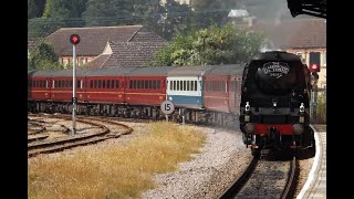 Railtours On To Scarborough 2024  Northern Belle  Scarborough Spa Express  Seamer  Malton  HD [upl. by Notserk]