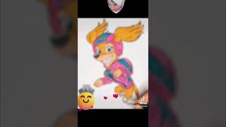 I Paw Patrol Liberty videoperbambini nickelodeon capcut art film kidsart youtubevideos [upl. by Runstadler]