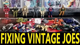 RETROWED FIXING VINTAGE GI JOES AND SEVERAL PREVIEW DISCUSSIONS ABOUT COLLECTING [upl. by Einna]