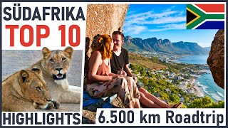 TOP 10  HIGHLIGHTS SÜDAFRIKA  Roadtrip I Rundreise I 6500 km  Travelguide South Africa [upl. by Merete]