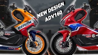 Honda ADV 160 New Variants of 2022 – New Repsol and HRC Edition [upl. by Stelmach]