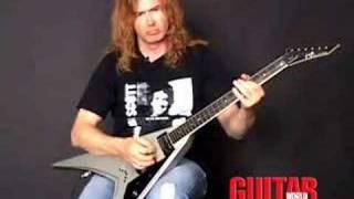 Dave Mustaine Megadeth  Symphony of Destruction lesson [upl. by Aihsinyt]