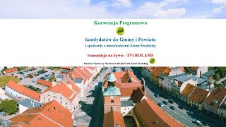 Konwencja Programowa kandydatów na Burmistrza Środy Śląskiej i do Rady Miejskiej oraz Rady Powiatu [upl. by Immanuel]