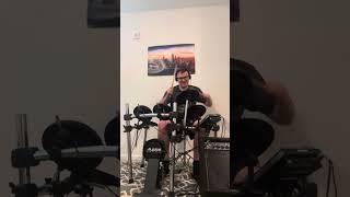 Sixteen Saltines Jack White Drum Cover WMusic [upl. by Ayor]