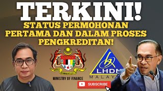 TERKINI PERUBAHAN quotSTATUS PERMOHONAN PERTAMA DALAM PROSESquot [upl. by Aihsilef]