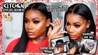 This ✨GLUELESS✨ Elastic Band Method Will Change Your Life Downsize a Big Wig  Fairyycemeber [upl. by Ajidahk]