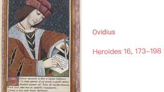 Ovidius heroides 16 173198 Paris aan Helena [upl. by Aschim]