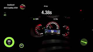 Cadillac ATSV acceleration run [upl. by Elleinet]