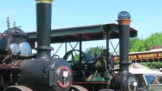 Steam Traction Engines at the Shillingstone Three Oakfords Rally Dorset 2022 [upl. by Avehsile]