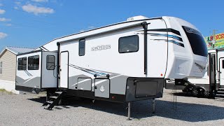 Affordable 3 Queen Beds in a Fifth Wheel Bunkhouse RV 2021 Forest River Impression 315MB [upl. by Mehalek640]