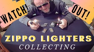 COLLECTING ZIPPO LIGHTERS WHAT TO WATCH OUT FOR ANTIQUE QUEST [upl. by Ihculo12]