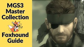 Metal Gear Solid 3 Foxhound Rank Guide Metal Gear Solid Master Collection Vol 1 [upl. by Adalia]